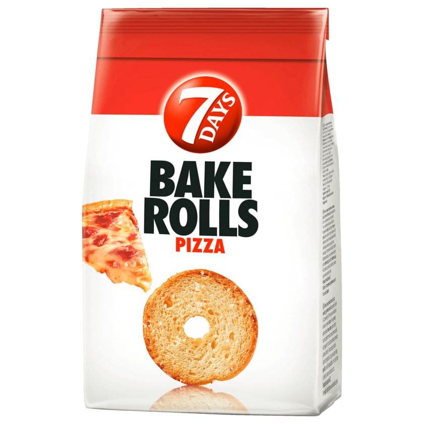 7 Days Bake Rolls Brot Chips Pizza 250g